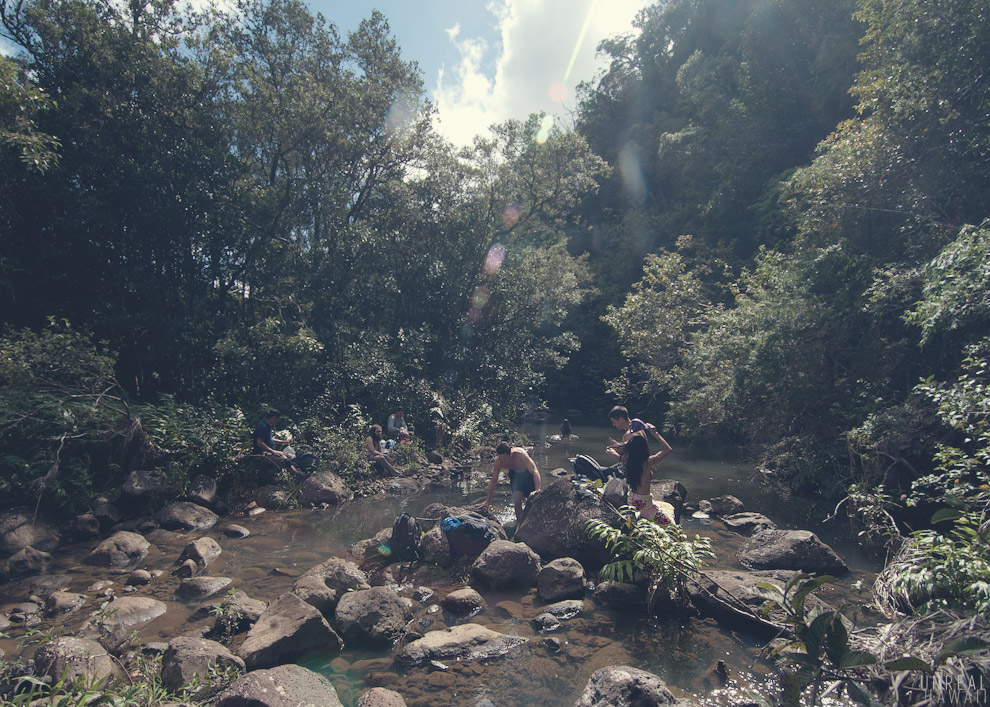 Swimming Hole at the Kawai'iki Trail in Hawaii Swimming Hole at the Kawai'iki Trail in Hawaii