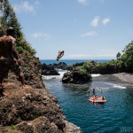 Hawaii cliff jumper