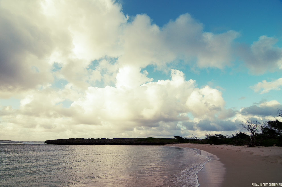 The beach on Goat Island, Oahu, Hawaii