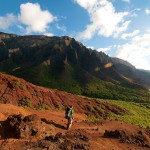 Near the end of the Kalalau Trail