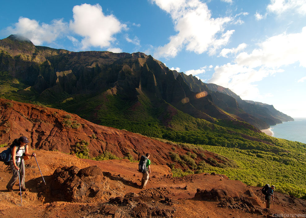 Near the end of the Kalalau Trail