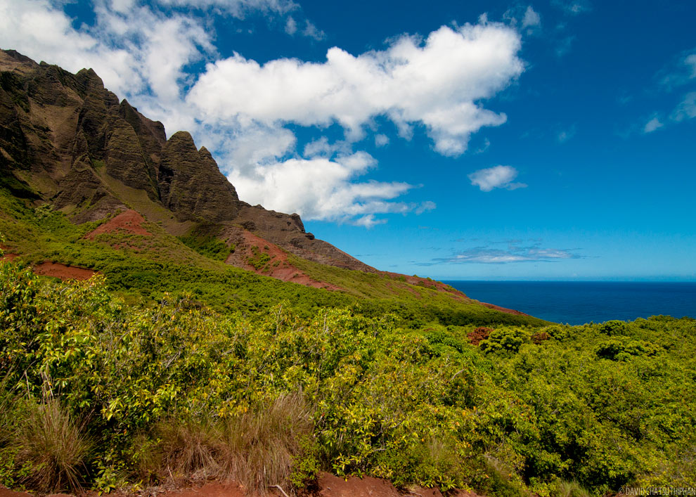 Kalalau Valley skies.