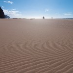 Lines in the sand at Kalalau Beach, Kauai