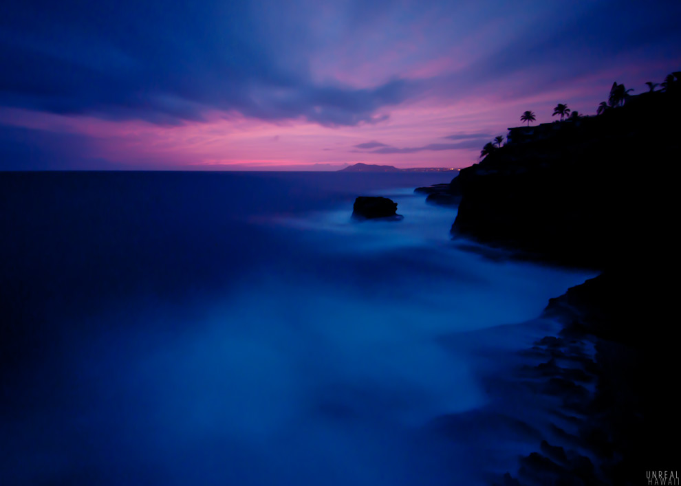 Hawaiian Sunset - Blue