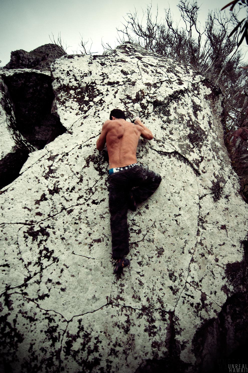 Matt Lutey, Hawaii rock climber.