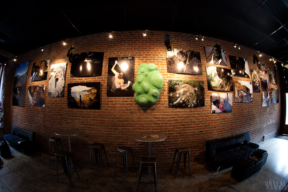 Rock climbing photos in Hawaii at Manifest, Honolulu, Oahu.