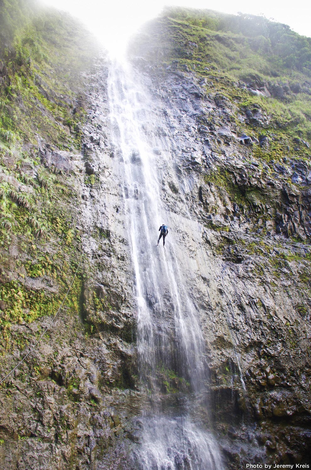 Canyoneering on Oahu, Hawaii