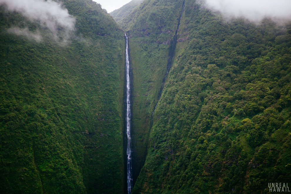 Close Up of Papalaua Falls, Molokai, Hawaii