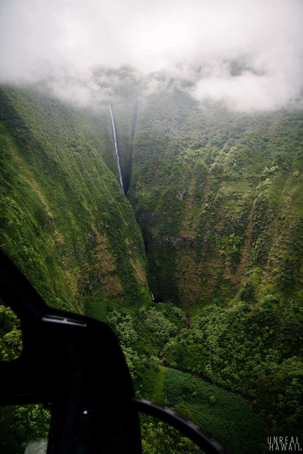 Base of Papalaua Falls, Molokai, Hawaii