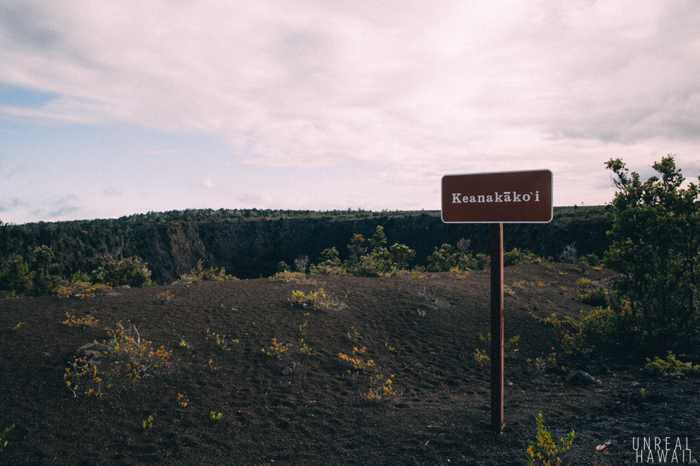 Keanakako'i Crater at Hawaii Volcanoes National Park