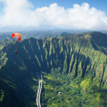 Hawaii paragliding photography by Jorge Atramiz