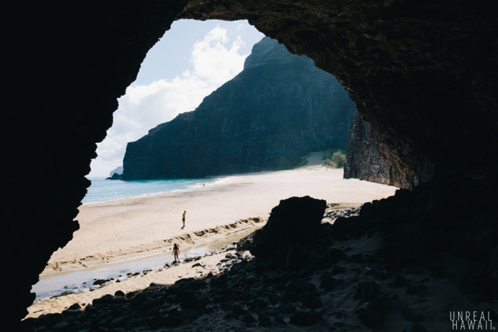 The Arch at Honopu Beach, Kauai, Hawaii