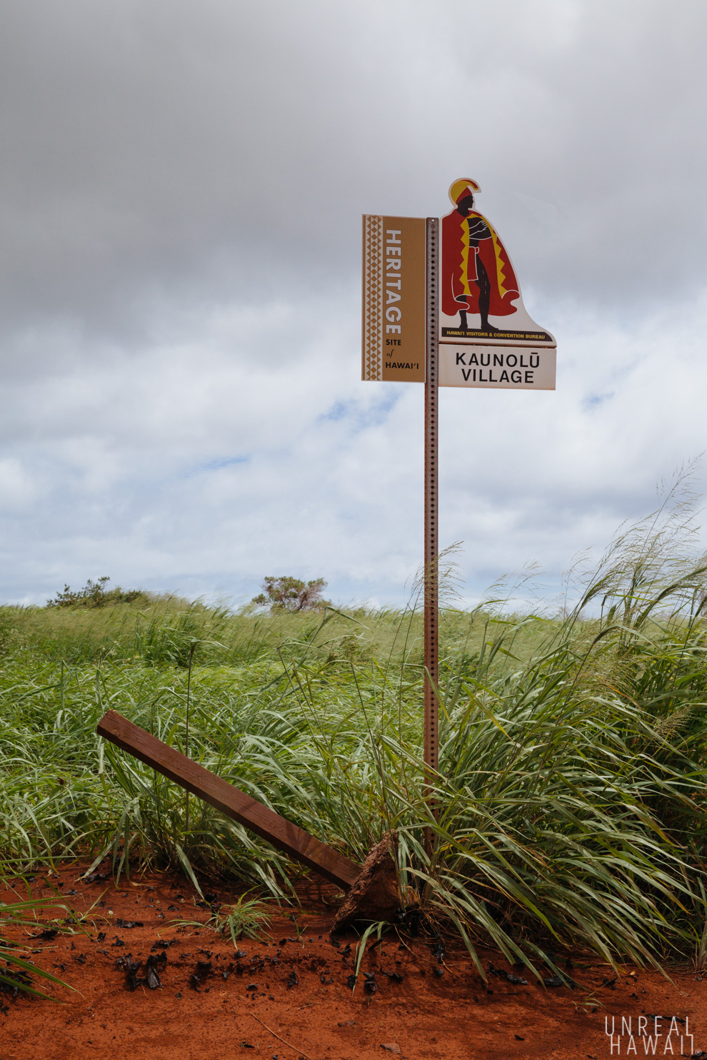 Kanuolu Village signage on Lanai.